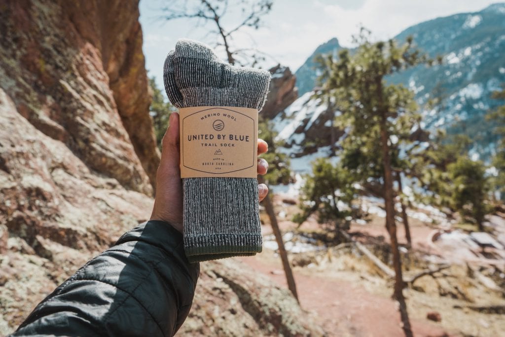 Huck Adventures reviews: United By Blue Trail Sock.