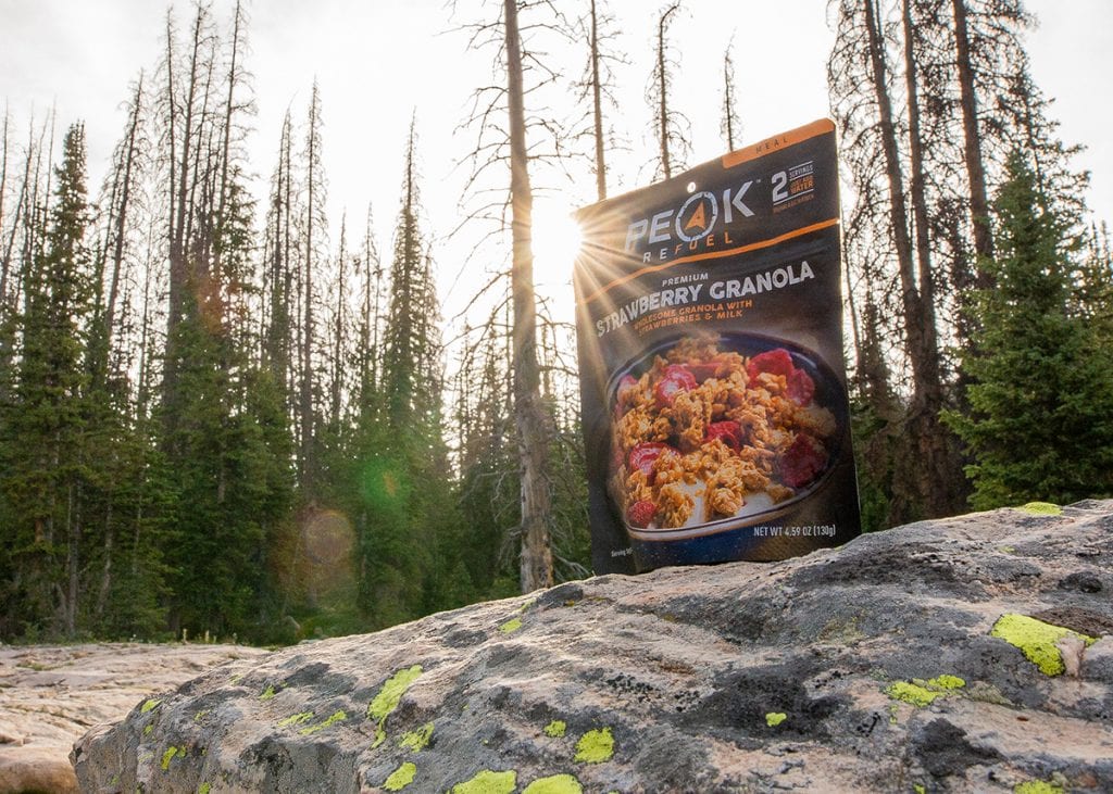 backpacking food ideas peak refuel granola