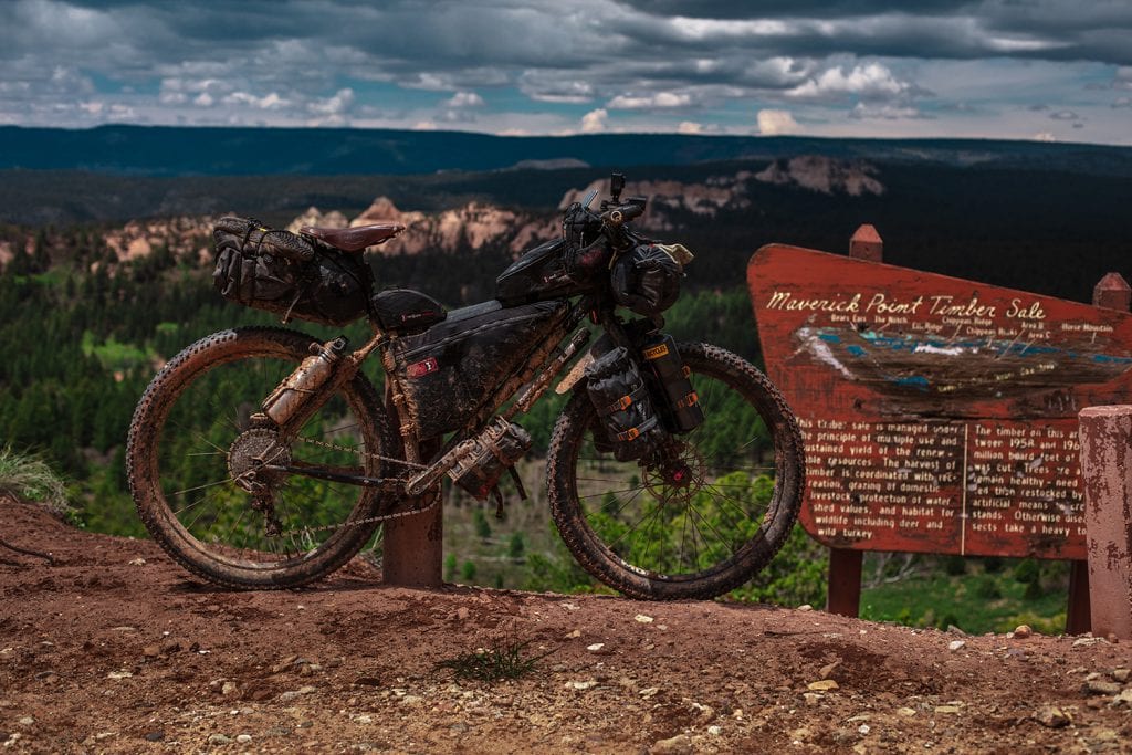 Muddy used mountain bike