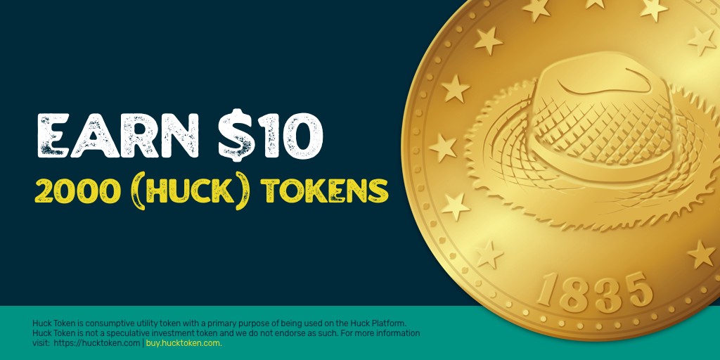 Earn $10 from Huck adventures