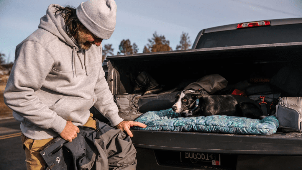 Adventures Made Cozy The Ruffwear Basecamp Dog Bed Review Huck